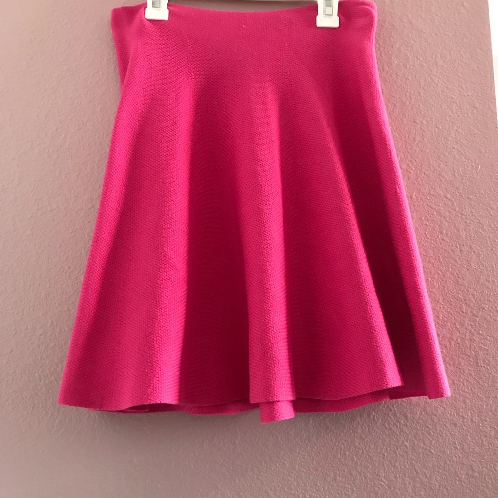 Pink Flared Skirt